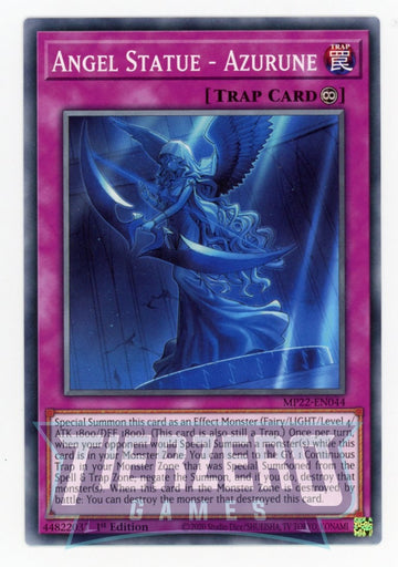 MP22-EN044 - Angel Statue - Azurune - Common - 2022 Tin of the Pharaoh's Gods