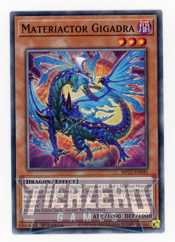 MP22-EN045 - Materiactor Gigadra - Common - 2022 Tin of the Pharaoh's Gods