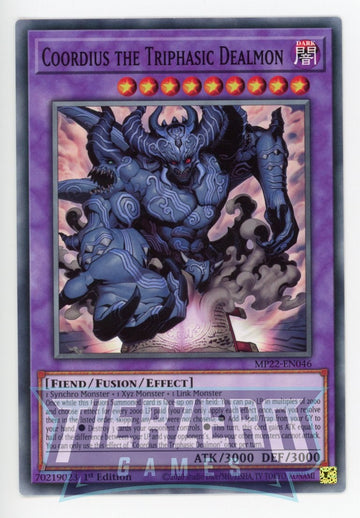 MP22-EN046 - Coordius the Triphasic Dealmon - Common - 2022 Tin of the Pharaoh's Gods