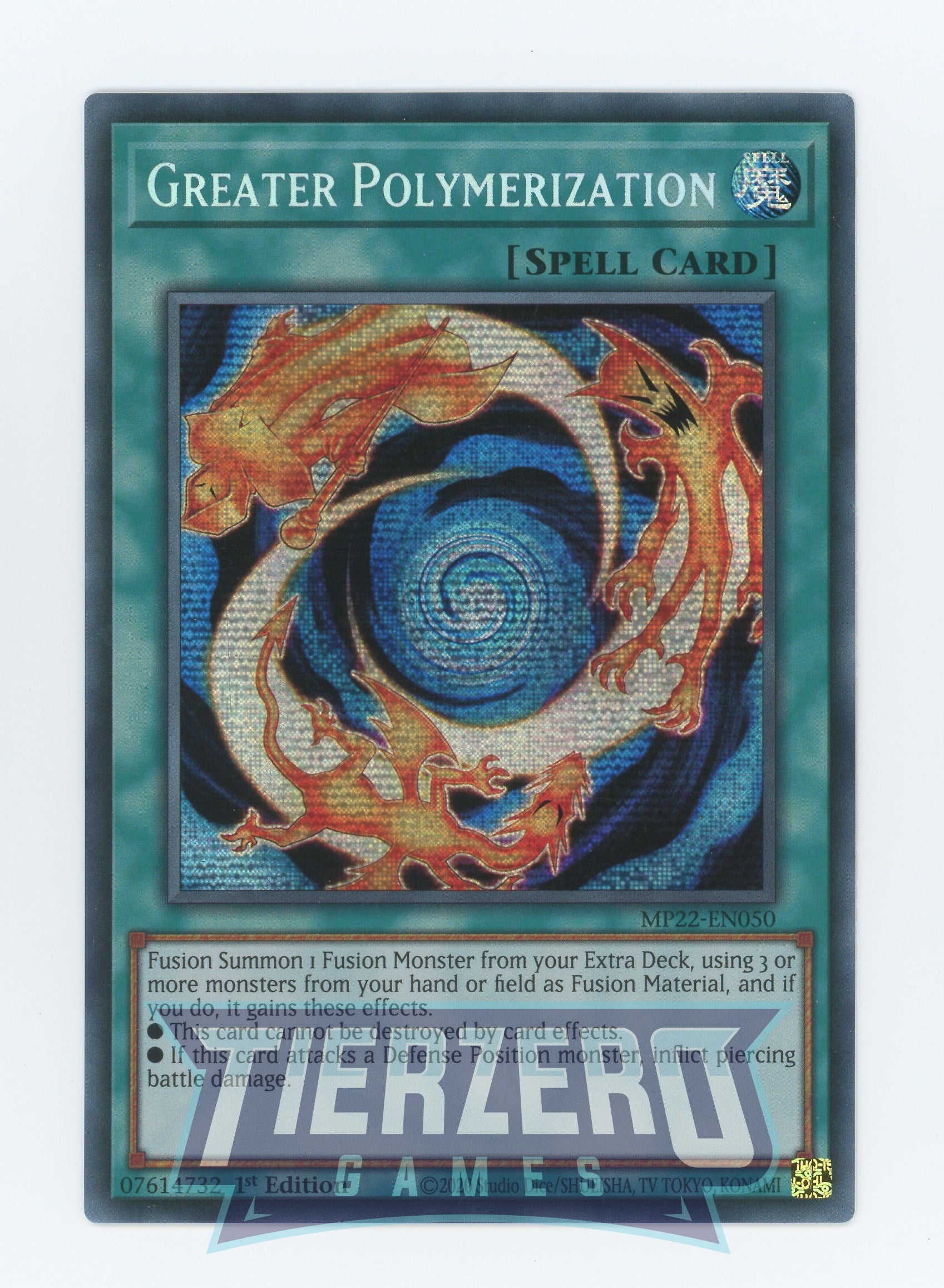 MP22-EN050 - Greater Polymerization - Prismatic Secret Rare - Normal Spell - Mega Pack 2022