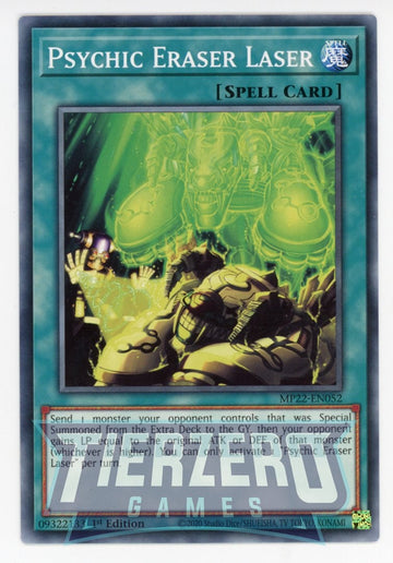 MP22-EN052 - Psychic Eraser Laser - Common - 2022 Tin of the Pharaoh's Gods