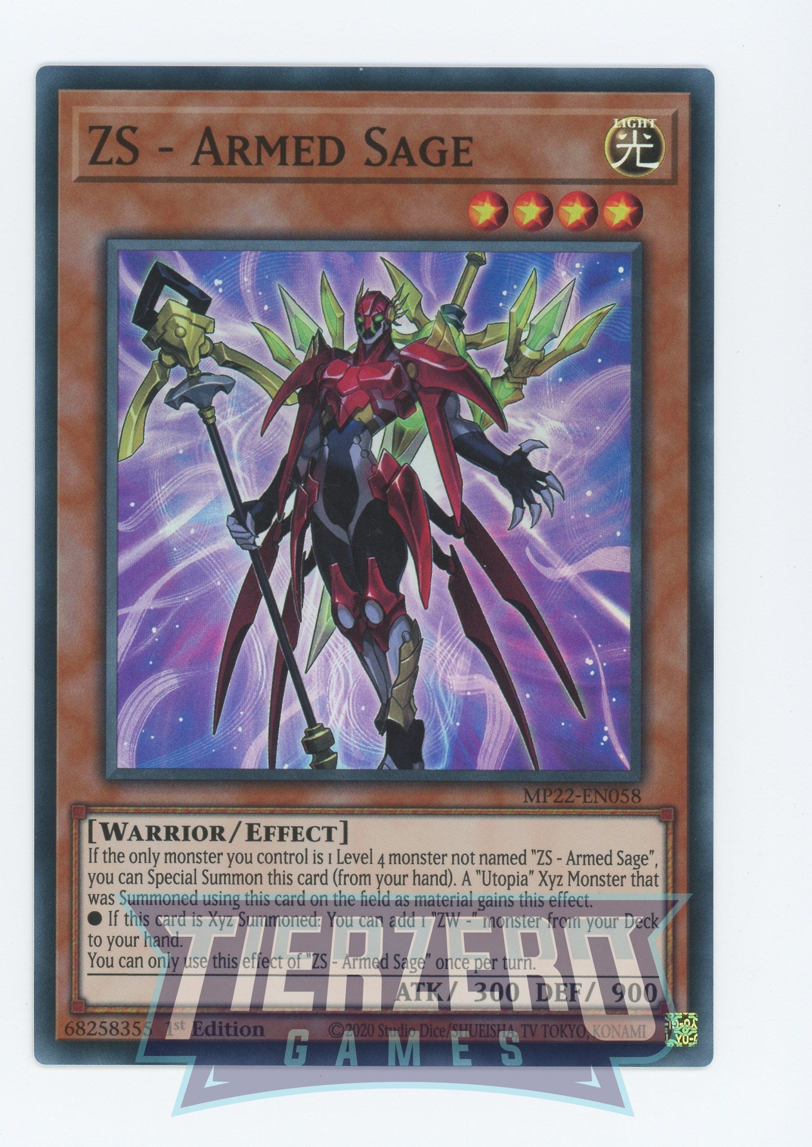 MP22-EN058 - ZS - Armed Sage - Super Rare - Effect Monster - Mega Pack 2022