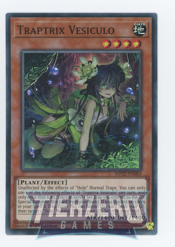 MP22-EN063 - Traptrix Vesiculo - Super Rare - 2022 Tin of the Pharaoh's Gods