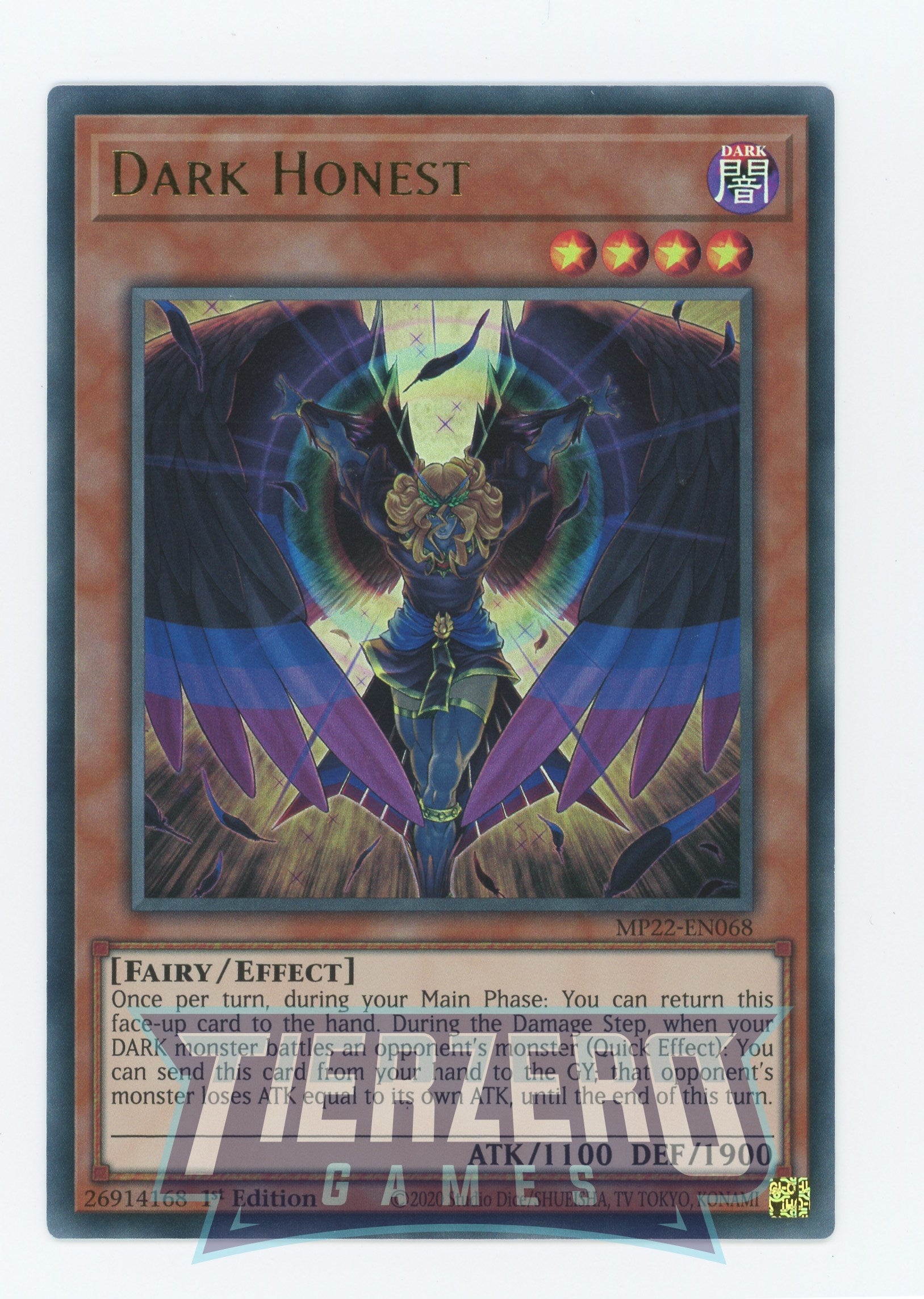 MP22-EN068 - Dark Honest - Ultra Rare - Effect Monster - Mega Pack 2022