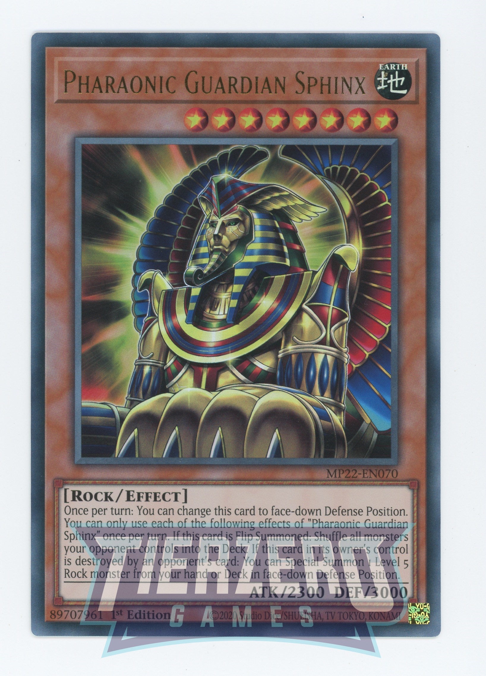 MP22-EN070 - Pharaonic Guardian Sphinx - Ultra Rare - Effect Monster - Mega Pack 2022