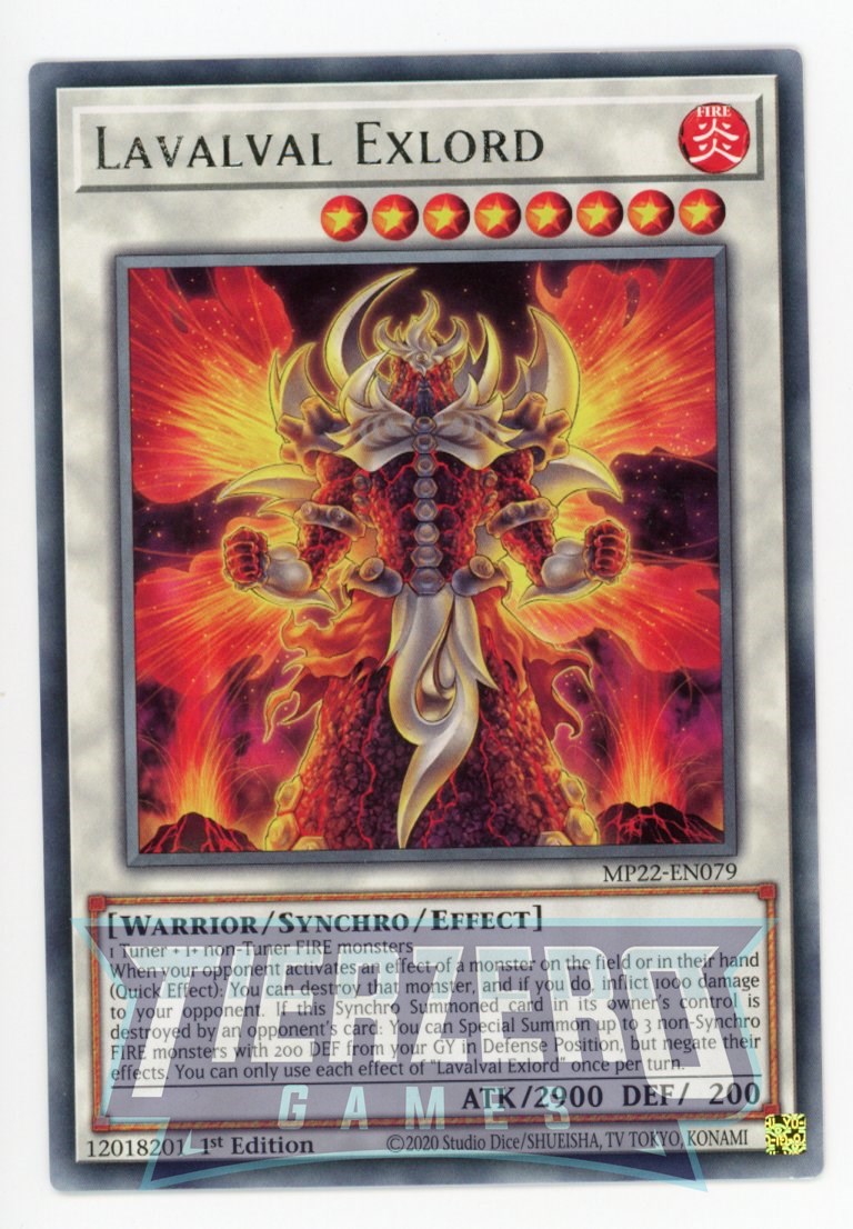 MP22-EN079 - Lavalval Exlord - Rare - Effect Synchro Monster - Mega Pack 2022