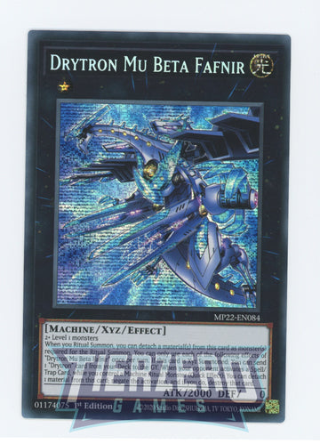 MP22-EN084 - Drytron Mu Beta Fafnir - Secret Rare - 2022 Tin of the Pharaoh's Gods