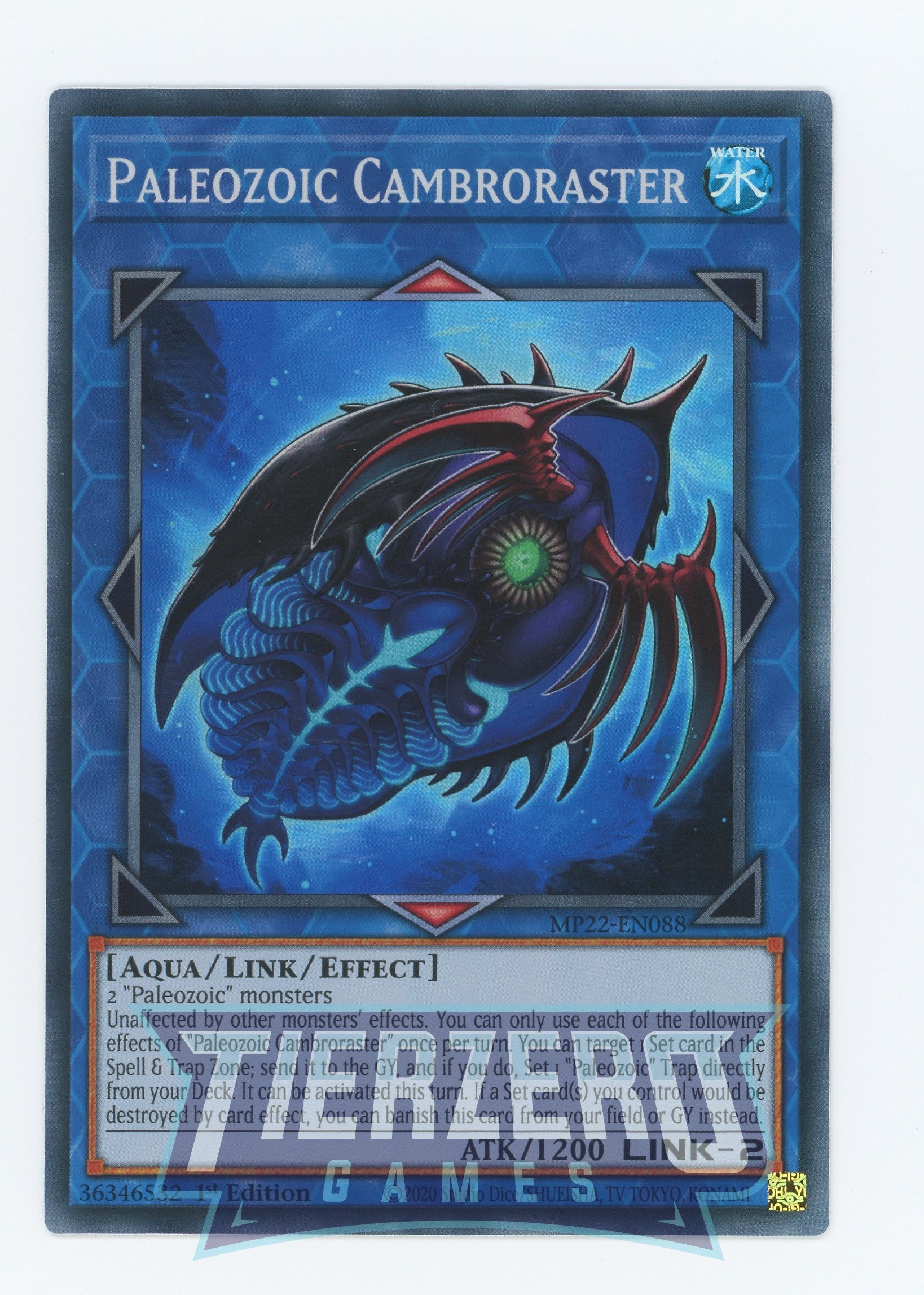 MP22-EN088 - Paleozoic Cambroraster - Super Rare - Effect Link Monster - Mega Pack 2022