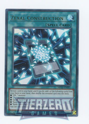 MP22-EN091 - Zexal Construction - Ultra Rare - 2022 Tin of the Pharaoh's Gods