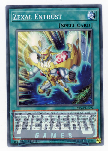 MP22-EN092 - Zexal Entrust - Common - 2022 Tin of the Pharaoh's Gods