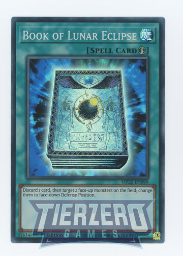 MP22-EN099 - Book of Lunar Eclipse - Super Rare - 2022 Tin of the Pharaoh's Gods