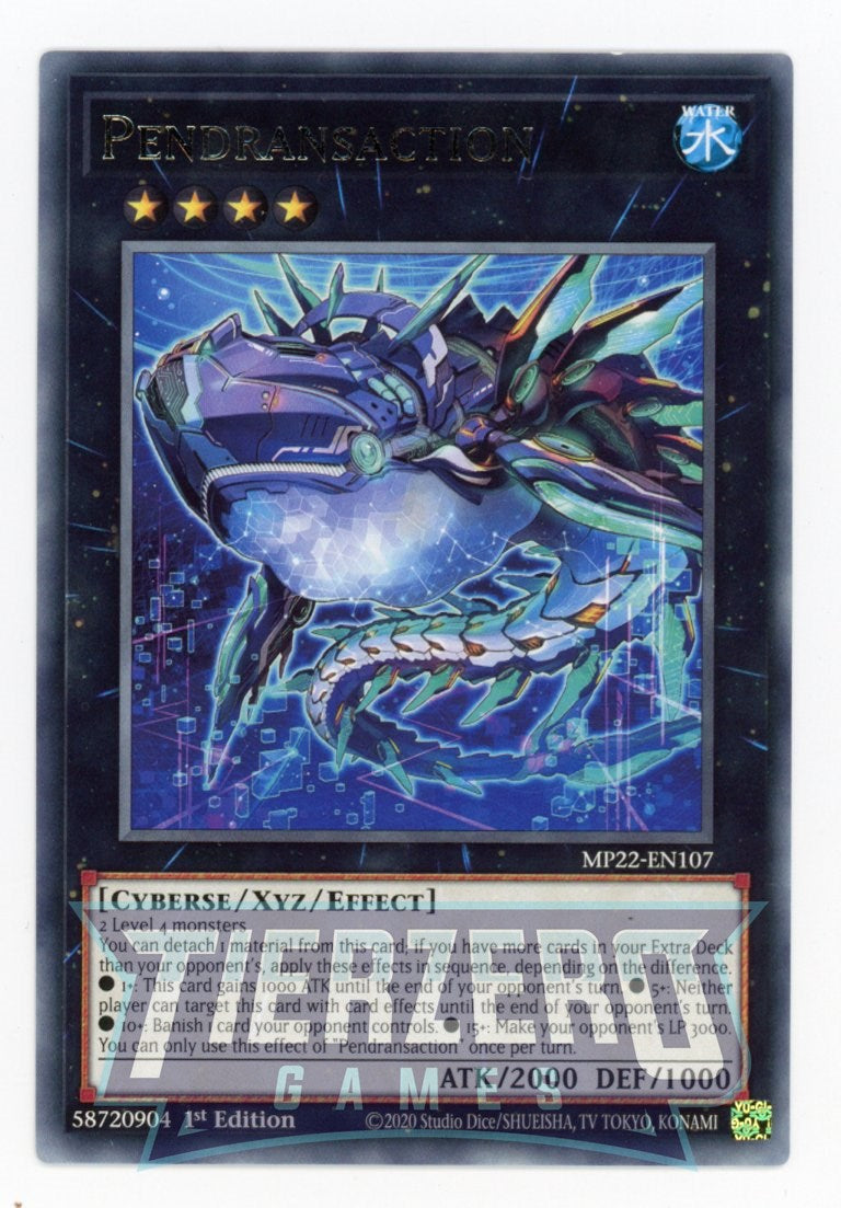 MP22-EN107 - Pendransaction - Rare - Effect Xyz Monster - Mega Pack 2022