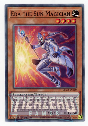 MP22-EN110 - Eda the Sun Magician - Common - 2022 Tin of the Pharaoh's Gods