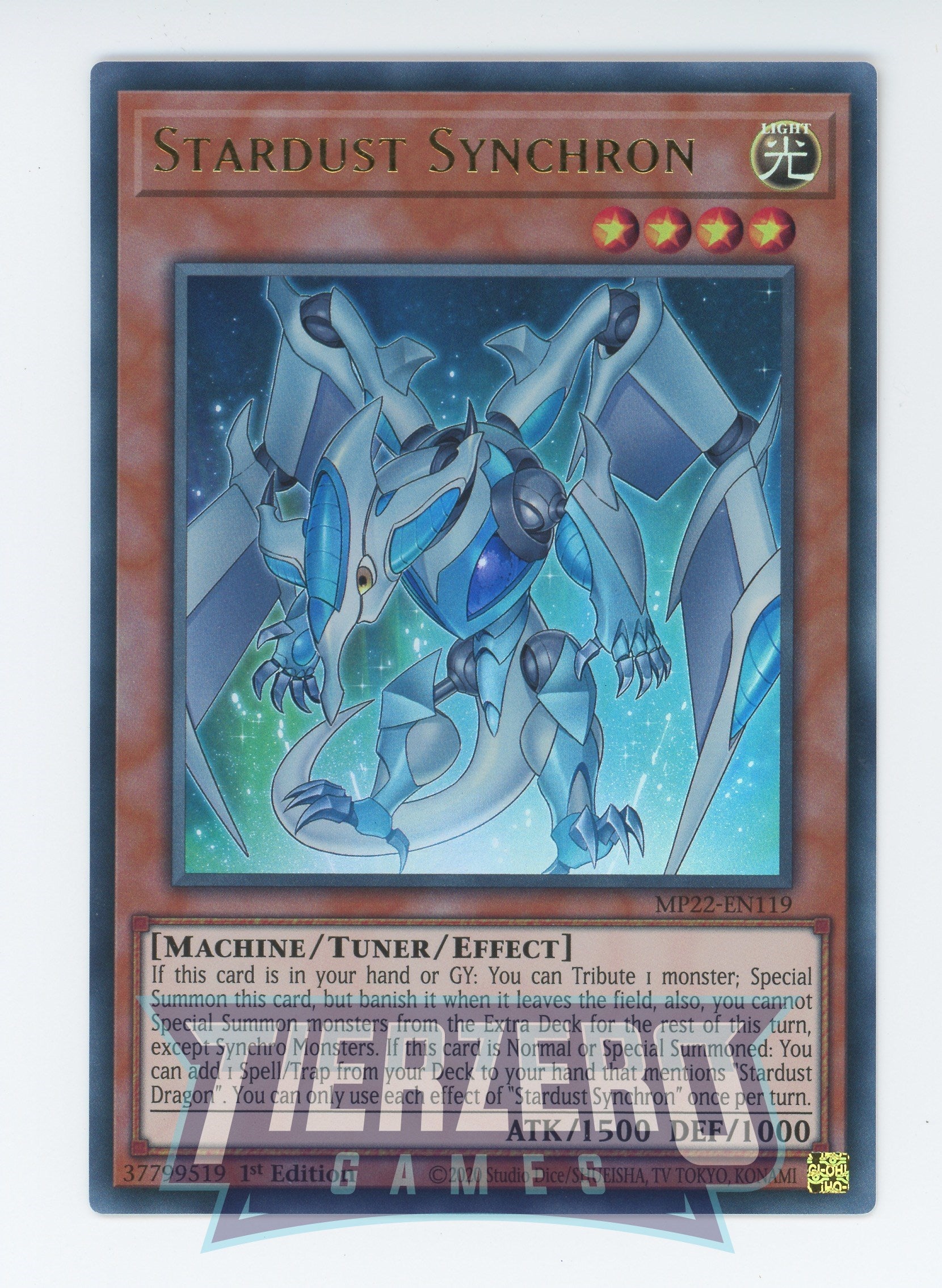 MP22-EN119 - Stardust Synchron - Ultra Rare - Effect Tuner monster - Mega Pack 2022