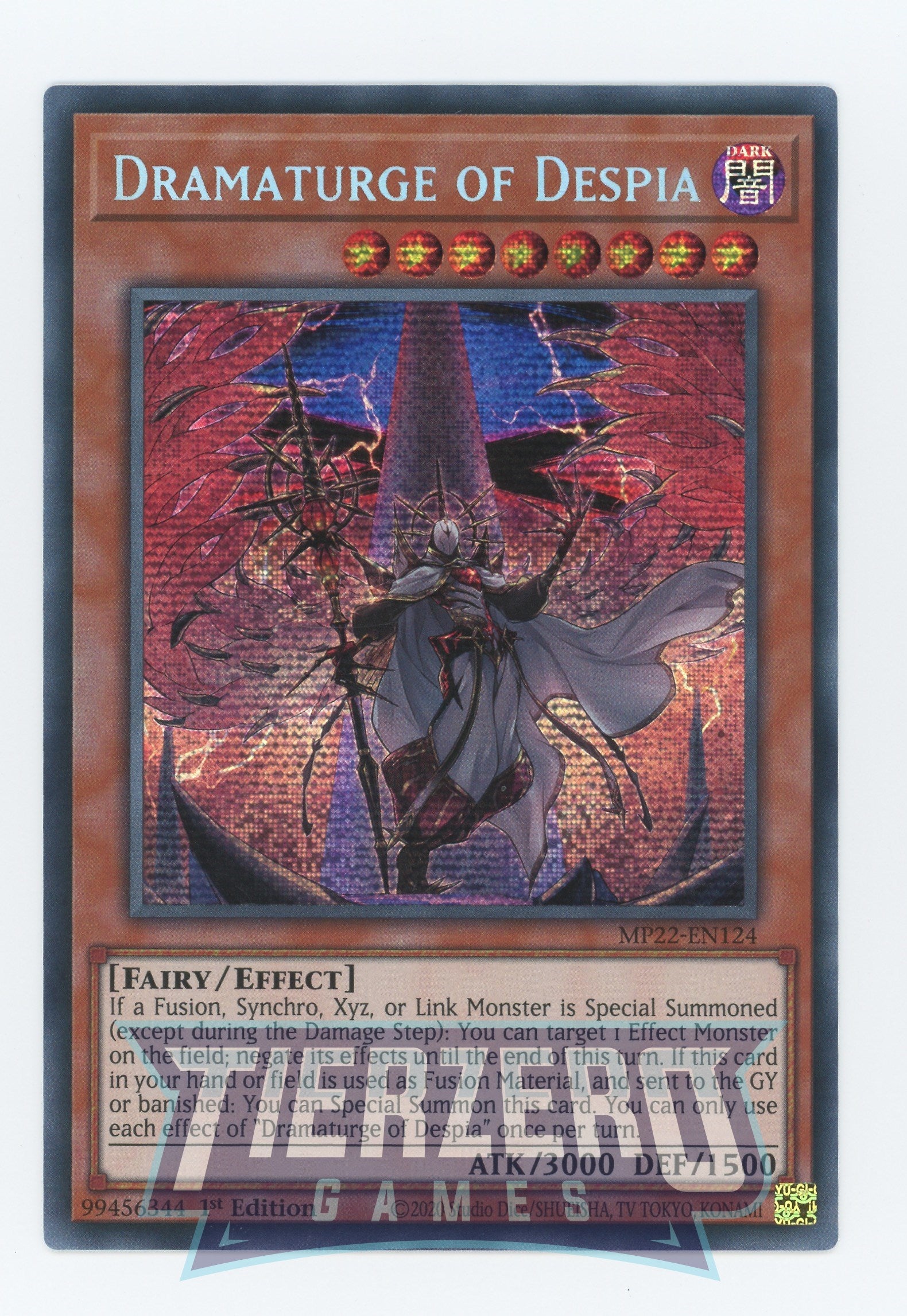 MP22-EN124 - Dramaturge of Despia - Prismatic Secret Rare - Effect Monster - Mega Pack 2022