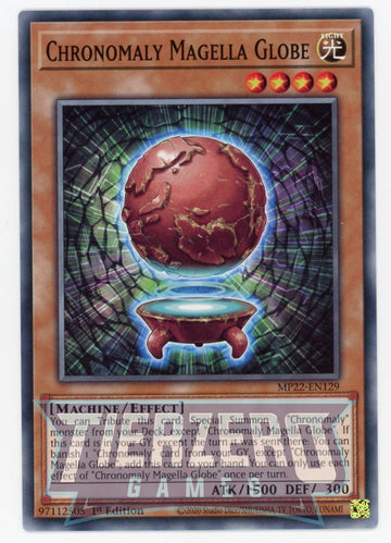 MP22-EN129 - Chronomaly Magella Globe - Common - 2022 Tin of the Pharaoh's Gods