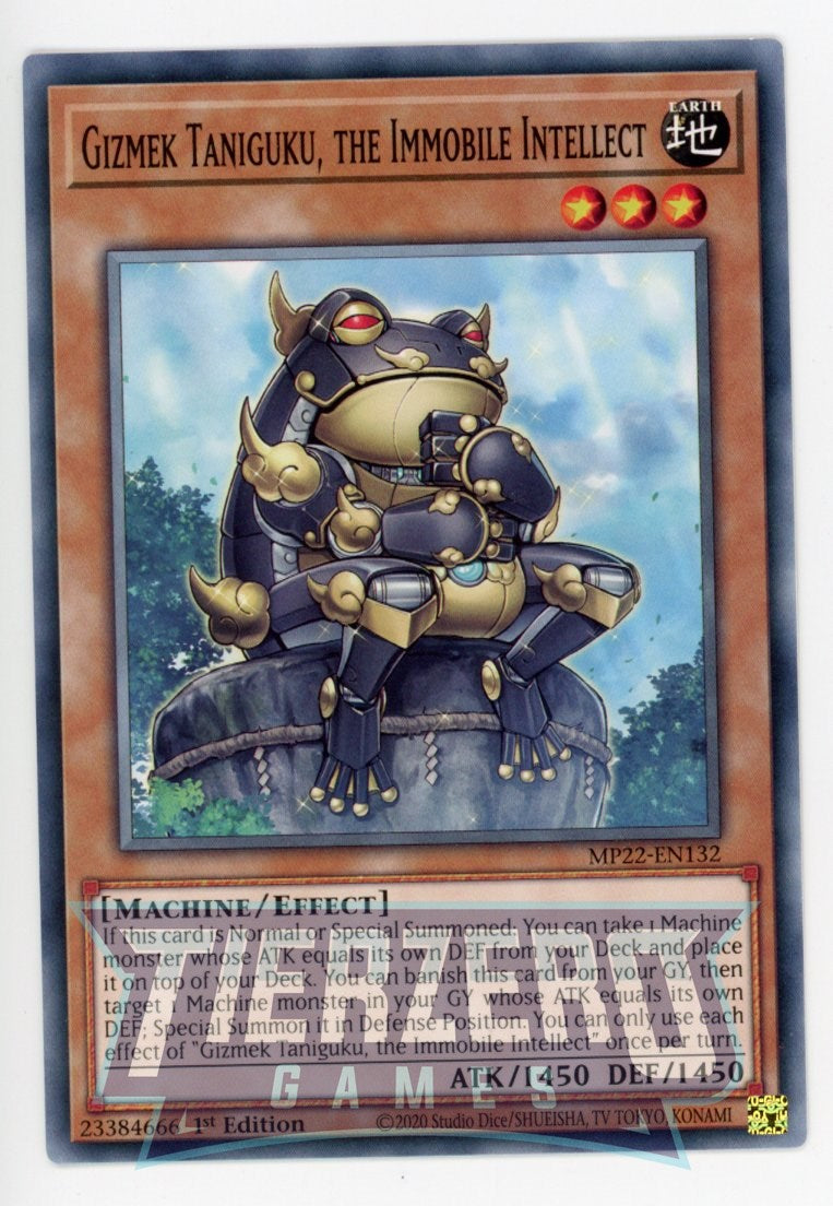 MP22-EN132 - Gizmek Taniguku, the Immobile Intellect - Common - Effect Monster - Mega Pack 2022