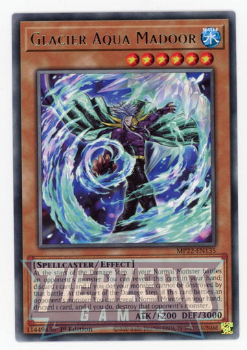 MP22-EN135 - Glacier Aqua Madoor - Rare - 2022 Tin of the Pharaoh's Gods