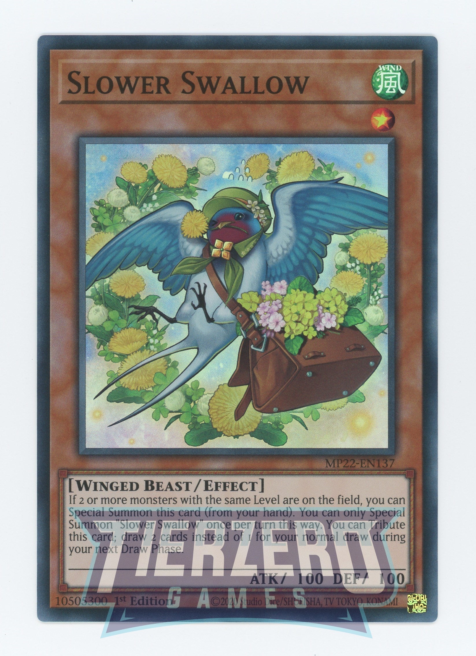 MP22-EN137 - Slower Swallow - Super Rare - Effect Monster - Mega Pack 2022