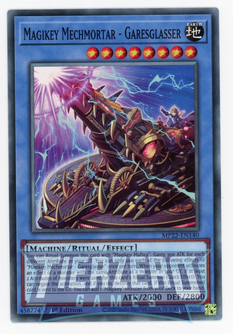 MP22-EN140 - Magikey Mechmortar - Garesglasser - Common - Effect Ritual Monster - Mega Pack 2022