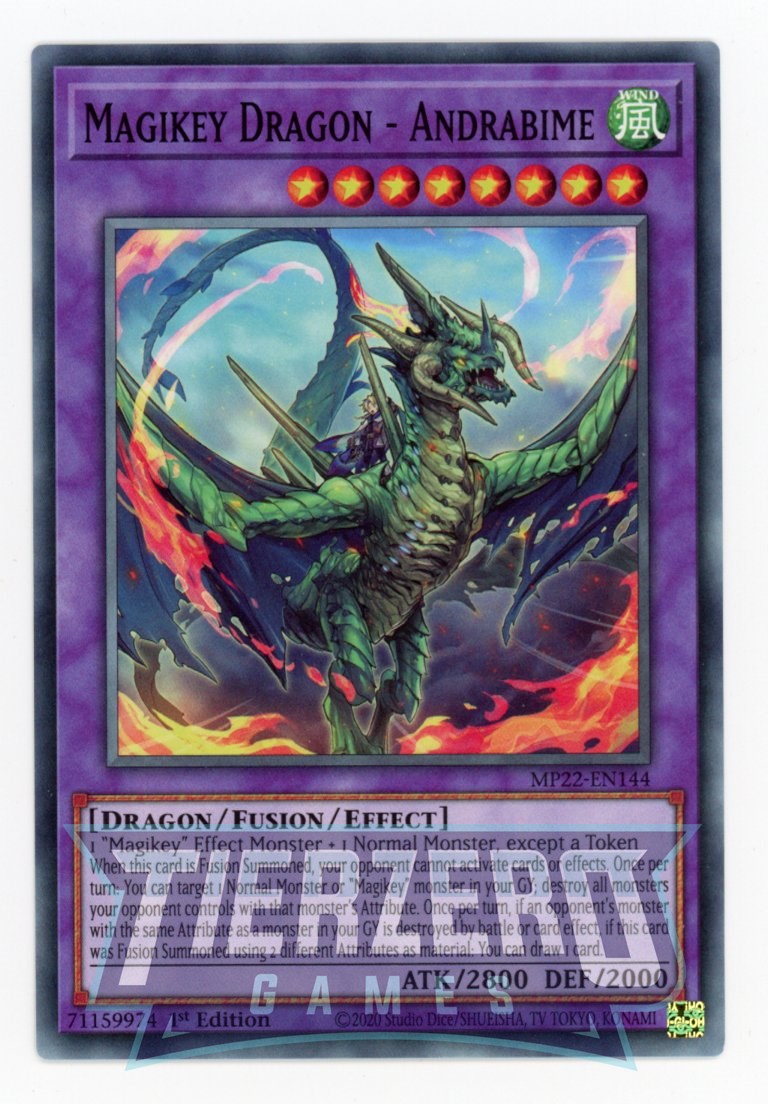 MP22-EN144 - Magikey Dragon - Andrabime - Common - Effect Fusion Monst