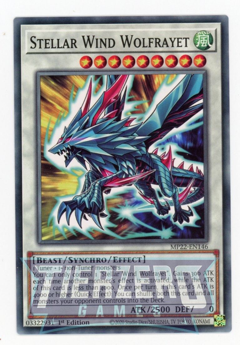 MP22-EN146 - Stellar Wind Wolfrayet - Common - Effect Synchro Monster - Mega Pack 2022