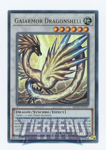 MP22-EN147 - Gaiarmor Dragonshell - Ultra Rare - 2022 Tin of the Pharaoh's Gods