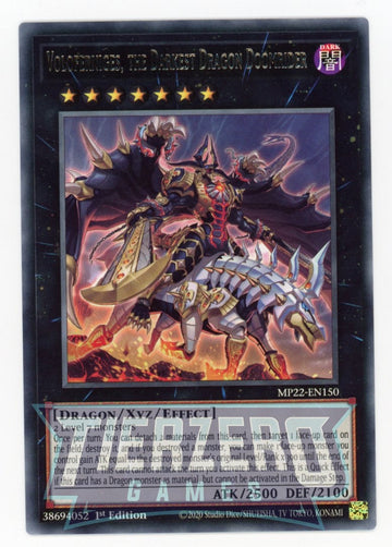 MP22-EN150 - Voloferniges, the Darkest Dragon Doomrider - Rare - 2022 Tin of the Pharaoh's Gods