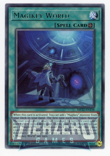 MP22-EN158 - Magikey World - Rare - 2022 Tin of the Pharaoh's Gods