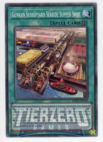 MP22-EN159 - Gunkan Sushipyard Seaside Supper Spot - Common - 2022 Tin of the Pharaoh's Gods