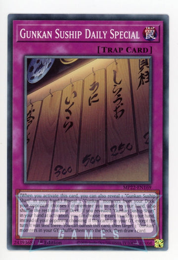 MP22-EN169 - Gunkan Suship Daily Special - Common - 2022 Tin of the Pharaoh's Gods