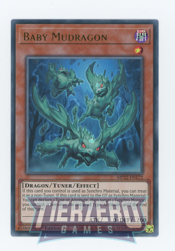 MP22-EN172 - Baby Mudragon - Ultra Rare - 2022 Tin of the Pharaoh's Gods