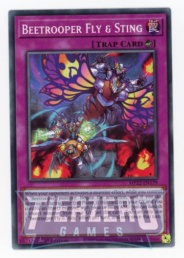 MP22-EN179 - Beetrooper Fly & Sting - Common - 2022 Tin of the Pharaoh's Gods