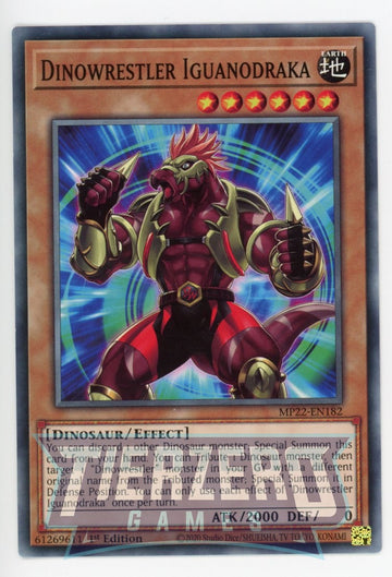 MP22-EN182 - Dinowrestler Iguanodraka - Common - 2022 Tin of the Pharaoh's Gods