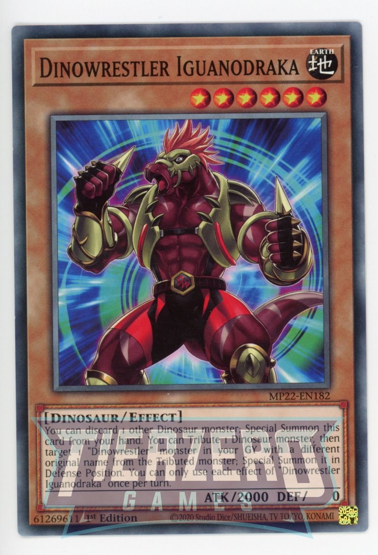 MP22-EN182 - Dinowrestler Iguanodraka - Common - Effect Monster - Mega Pack 2022