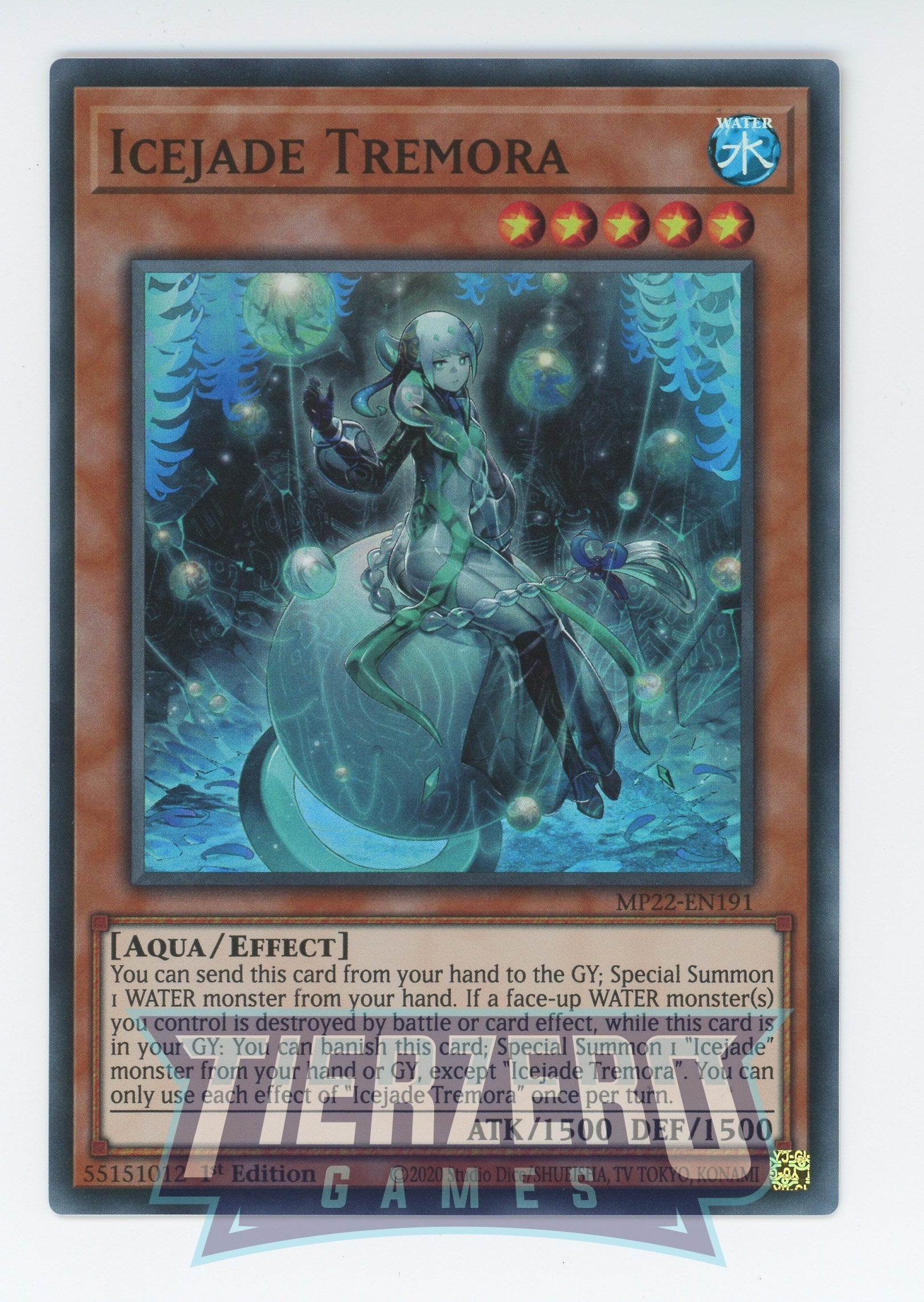 MP22-EN191 - Icejade Tremora - Super Rare - Effect Monster - Mega Pack 2022