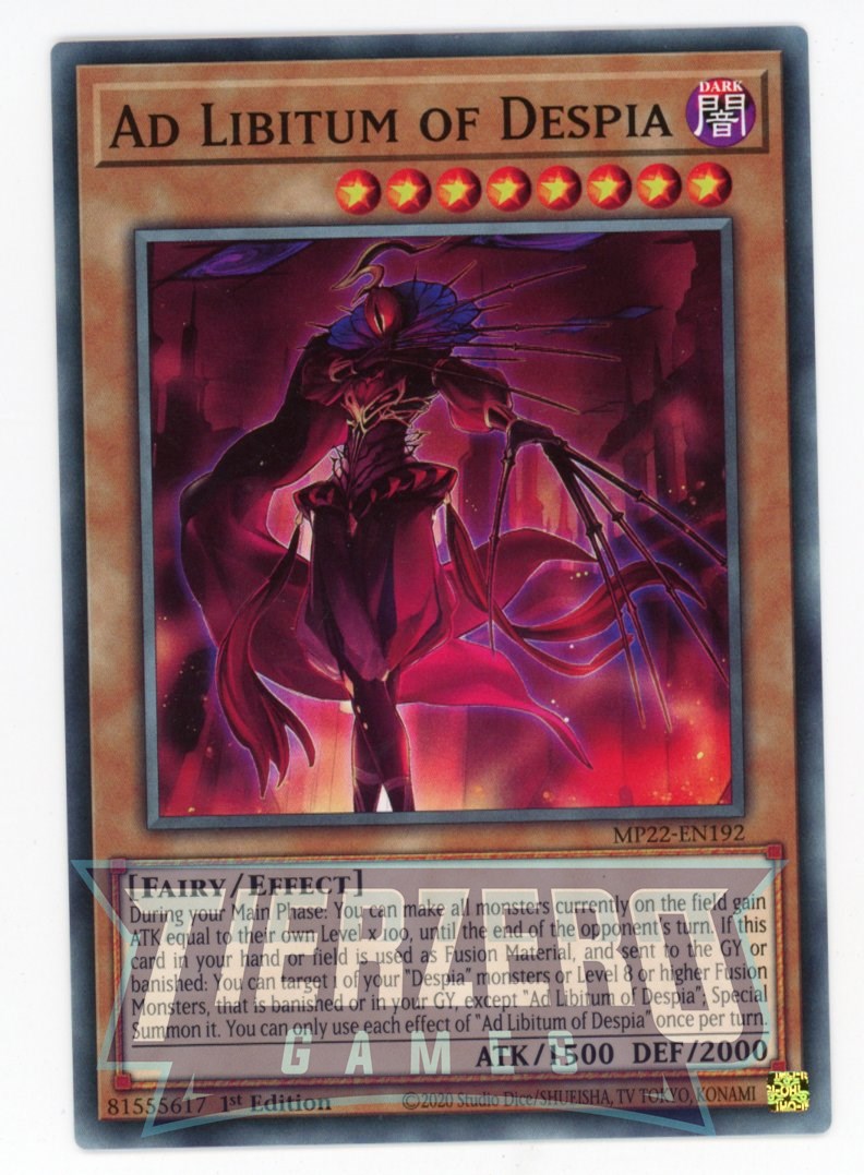 MP22-EN192 - Ad Libitum of Despia - Common - Effect Monster - Mega Pack 2022