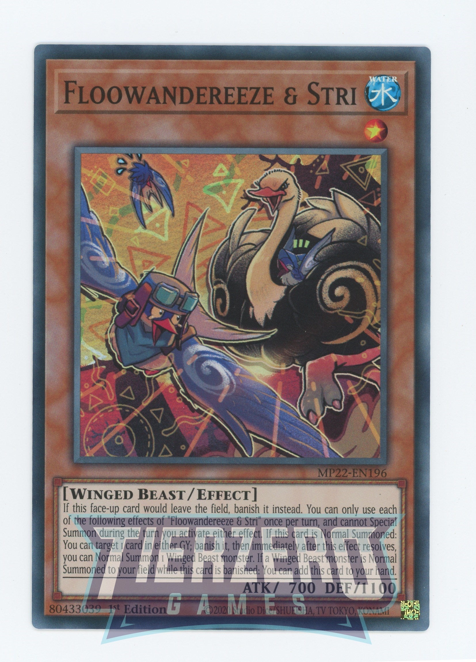 MP22-EN196 - Floowandereeze & Stri - Super Rare - Effect Monster - Mega Pack 2022