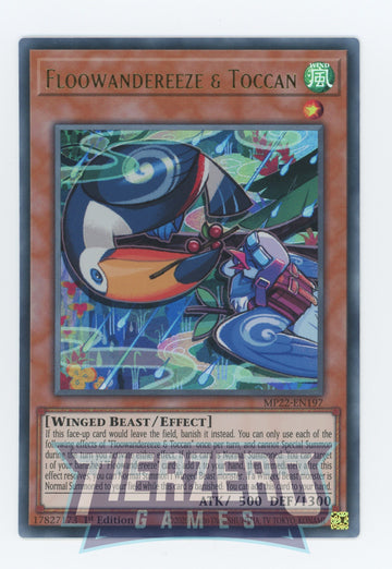 MP22-EN197 - Floowandereeze & Toccan - Ultra Rare - 2022 Tin of the Pharaoh's Gods