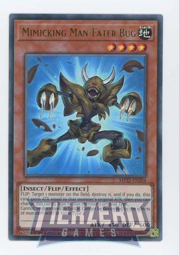 MP22-EN204 - Mimicking Man-Eater Bug - Ultra Rare - 2022 Tin of the Pharaoh's Gods