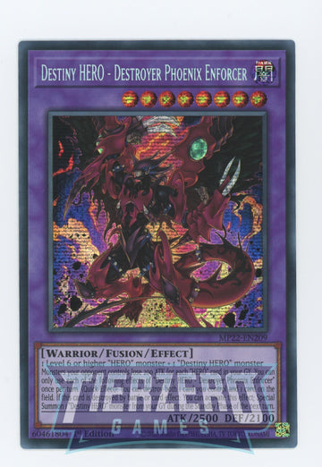 MP22-EN209 - Destiny HERO - Denier - Secret Rare - 2022 Tin of the Pharaoh's Gods