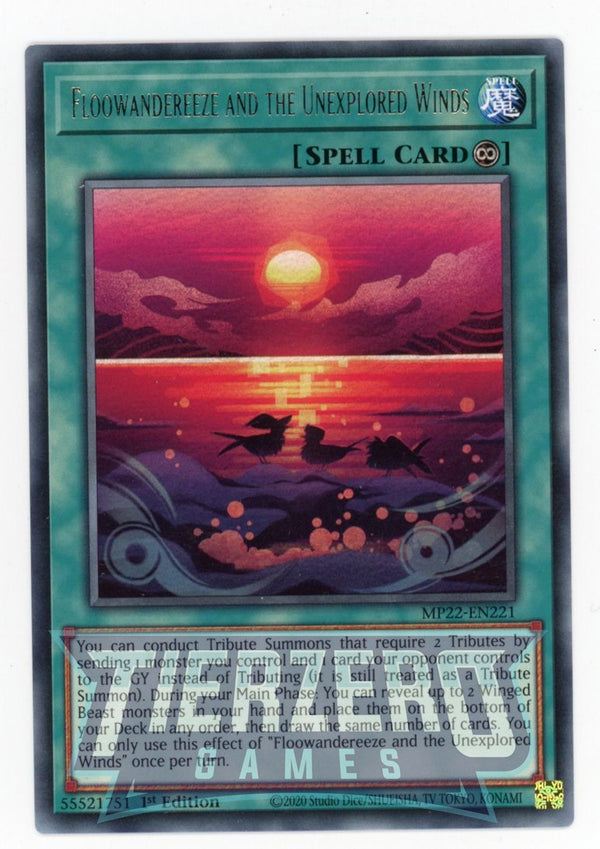 MP22-EN221 - Floowandereeze and the Unexplored Winds - Rare - Continuous Spell - Mega Pack 2022