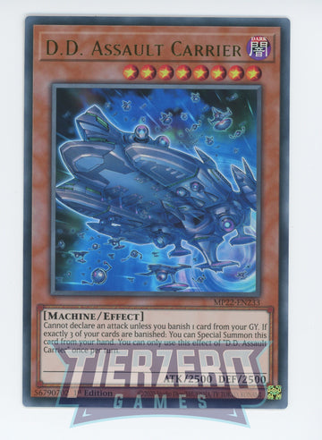 MP22-EN233 - D.D. Assault Carrier - Ultra Rare - 2022 Tin of the Pharaoh's Gods