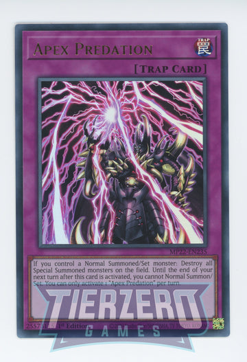 MP22-EN235 - Apex Predation - Ultra Rare - 2022 Tin of the Pharaoh's Gods