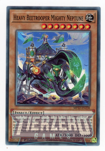 MP22-EN238 - Heavy Beetrooper Mighty Neptune - Common - 2022 Tin of the Pharaoh's Gods