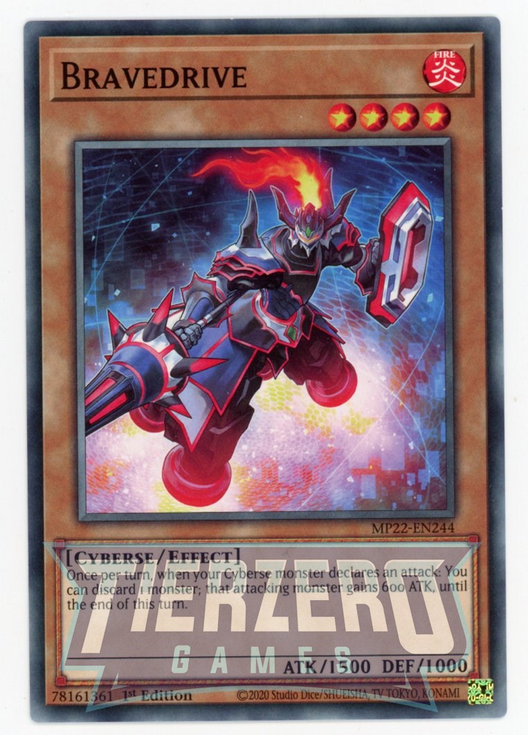 MP22-EN244 - Bravedrive - Common - Effect Monster - Mega Pack 2022