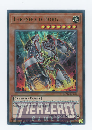 MP22-EN246 - Threshold Borg - Ultra Rare - 2022 Tin of the Pharaoh's Gods