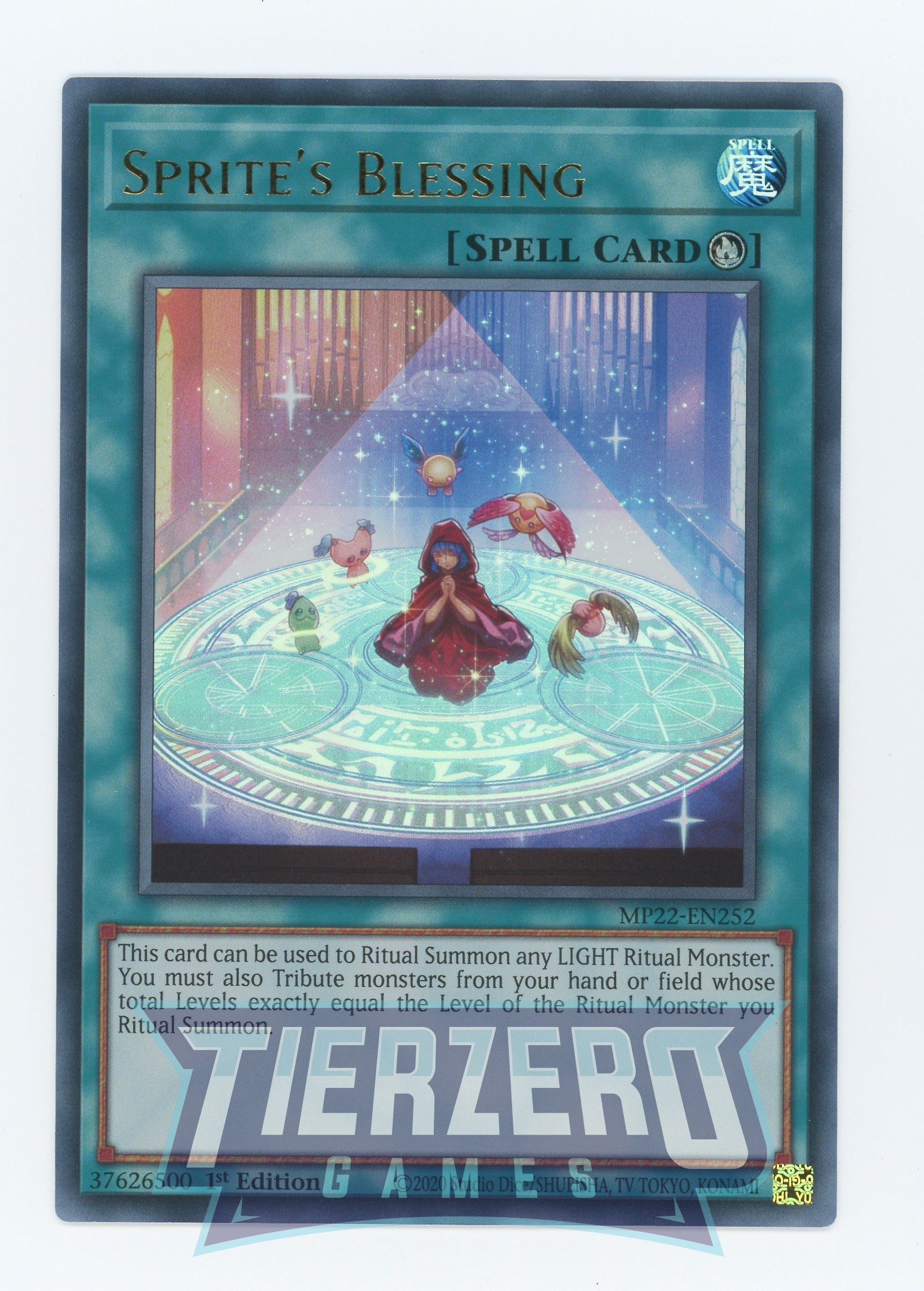MP22-EN252 - Sprite's Blessing - Ultra Rare - Ritual Spell - Mega Pack