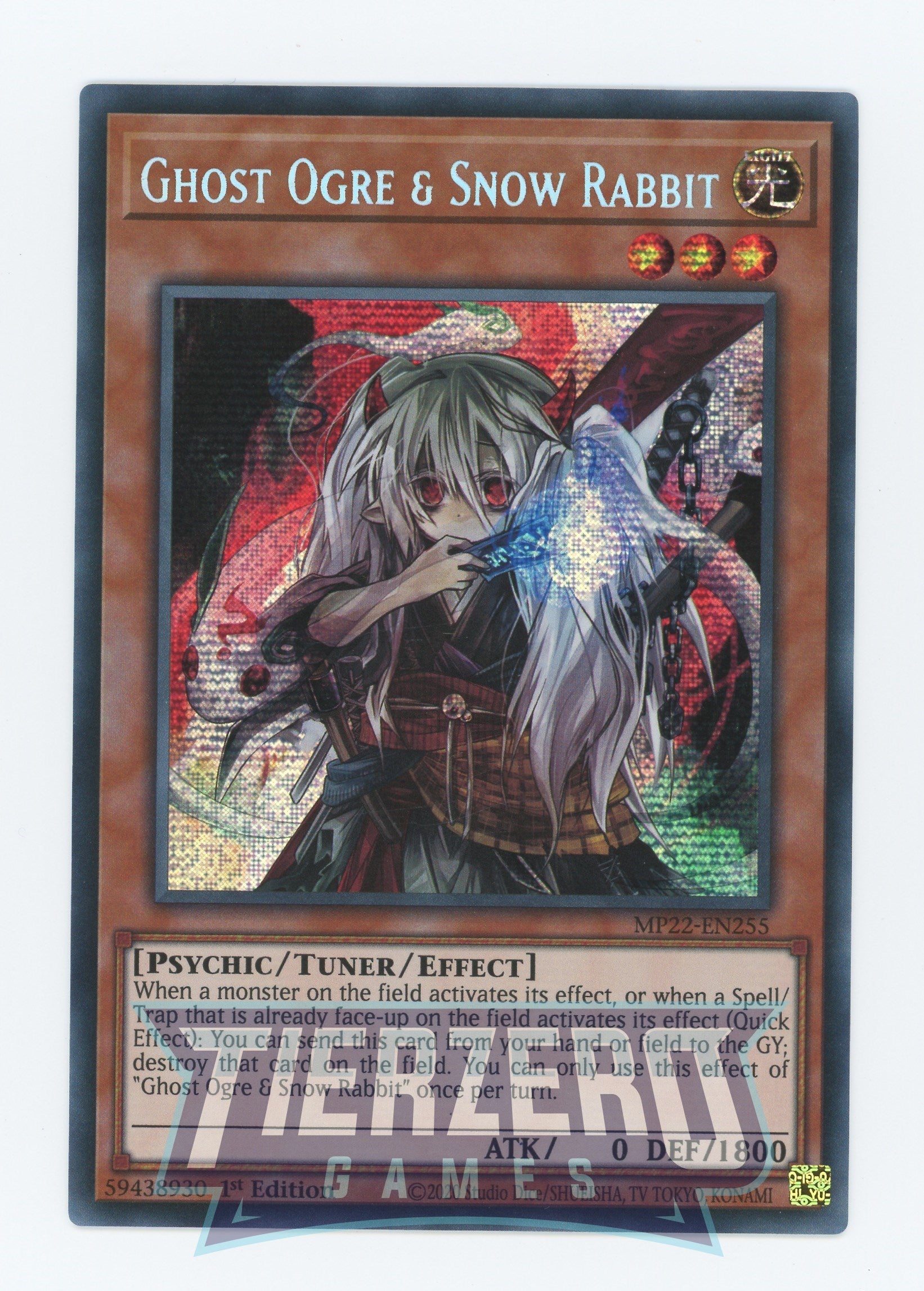 MP22-EN255 - Ghost Ogre & Snow Rabbit - Prismatic Secret Rare - Effect Tuner monster - Mega Pack 2022