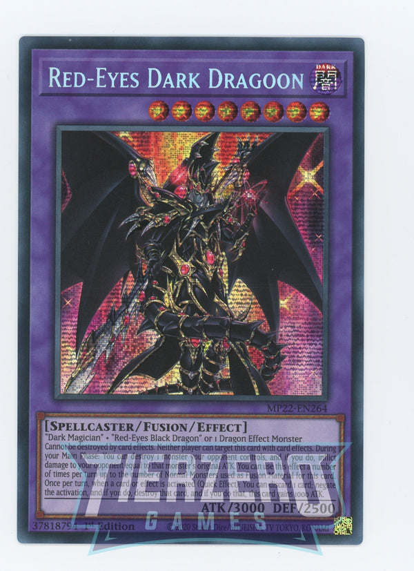 MP22-EN264 - Red-Eyes Dark Dragoon - Prismatic Secret Rare - Effect Fusion Monster - Mega Pack 2022